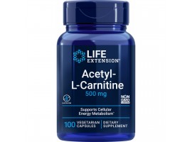 Life Extension Acetyl-L-Carnitine 500 mg, 100 vege caps